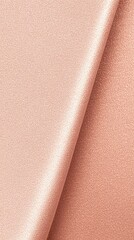 Fototapeta premium Elegant Rose Gold Fabric Texture Background, Soft Satin Drape, Luxury Textile