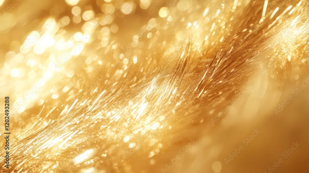 Poster golden bokeh blur abstract background with soft shimmering lights, perfect for festive designs, eleg