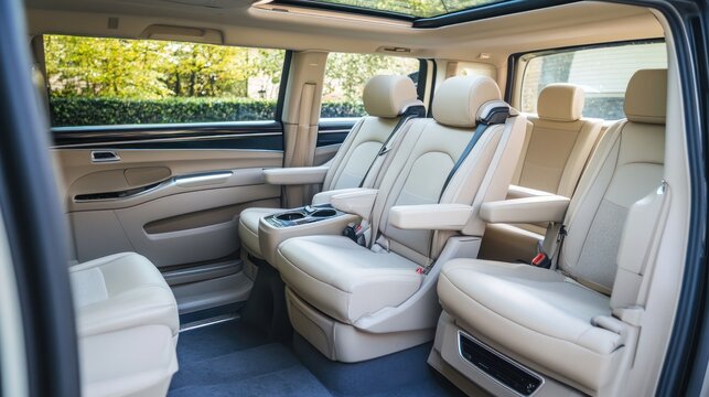 Family-oriented car hire business with spacious minivans and SUVs ready for comfortable group travel