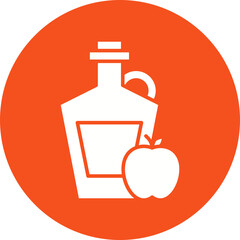 Apple Cider icon single vector illustration