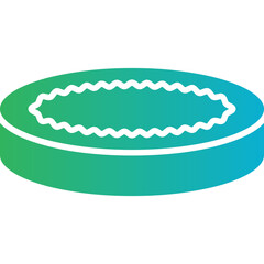 Creme Brulee icon single vector illustration