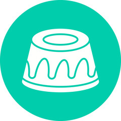 Gugelhupf icon single vector illustration