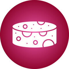 Hand Cheese icon single vector illustration