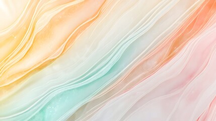 Obraz premium Abstract Pastel Swirls Elegant Fluid Design