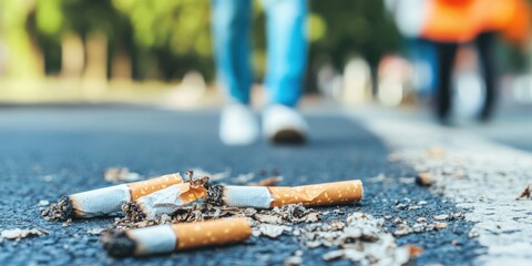 Cigarette Butts Contributing to Littering in Our Urban Street Environment and Spaces