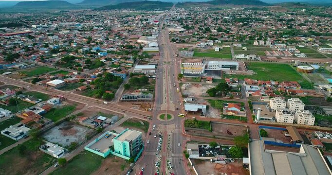 Cana&atilde; dos Caraj&aacute;s Par&aacute; Brazil, city, aerial drone image