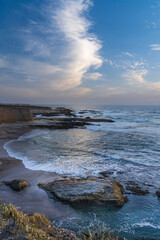 USA, California. Clouds over Montana de Oro State Park.