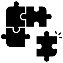 Obraz premium Puzzle Icon