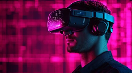 Futuristic AI-Designed Virtual Reality Spaces with Glowing Elements and Creative Details