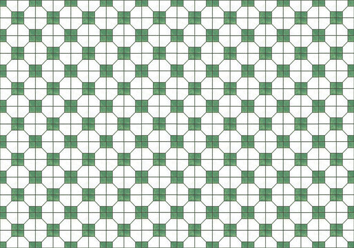 Hong Kong traditional vintage green pattern floor textured banner background
