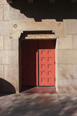 entrance to the building