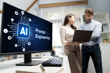 Generative AI virtual assistant tools for prompt engineer and user for ease of engage artificial...
