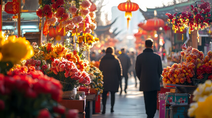 chinese new year with festives activity