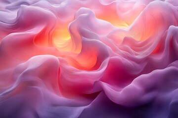 Abstract Pink Purple Wave Fabric Texture Design