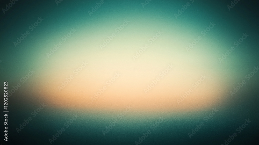 Poster a serene gradient background smoothly transitioning from light teal to peach, creating a calm, moder