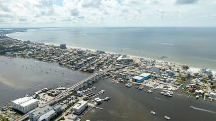 View of Fort Myers, Florida Beach
