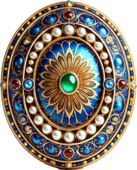 Obraz premium Medieval Medallion Clipart Vector Illustration