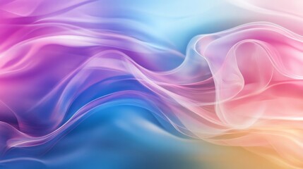Fototapeta premium Abstract Colorful Waves in Futuristic Technology Background