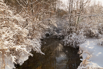 rzeka,zima  © Marcin Łazarczyk