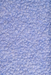 Close up of Blue Boucle Textured Wool Fabric