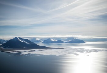 A view of Bafin Island in Canada