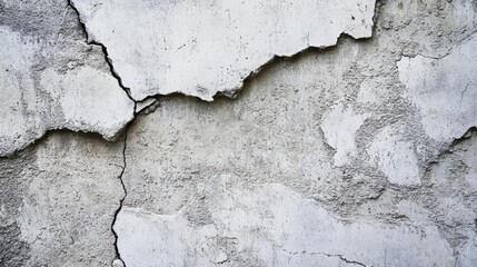 Obraz premium Close-up of textured gray concrete wall