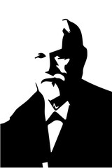 Elderly Man Portre Sketch