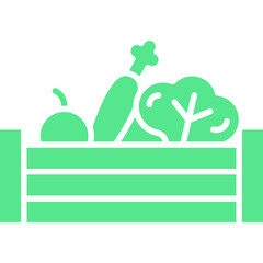 Vegetables icon single vector illustration