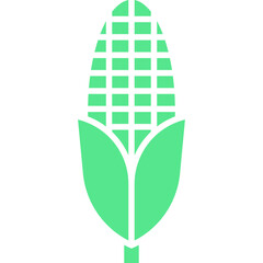 Corn icon single vector illustration