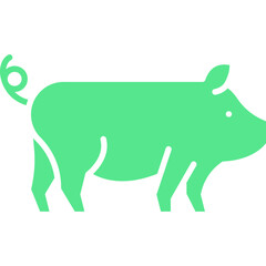 Farm Animal icon single vector illustration