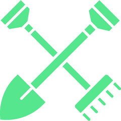 Farming Tools icon single vector illustration