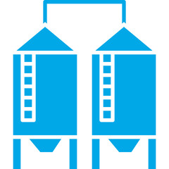 Silo icon single vector illustration