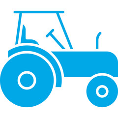 Tractor icon single vector illustration