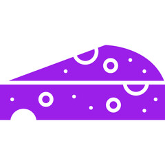 Cheese icon single vector illustration