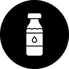 Milk Bottle icon single vector illustration