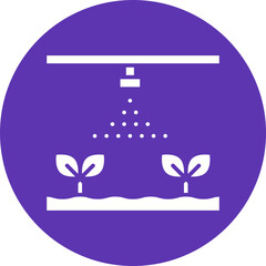 Irrigation icon single vector illustration