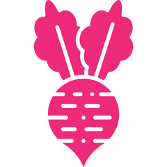 Beet icon single vector illustration
