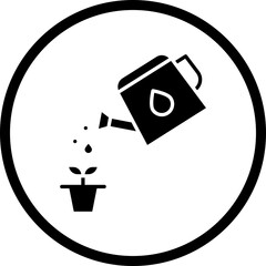 Water Plants icon single vector illustration