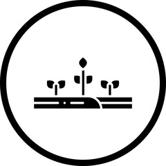Farming icon single vector illustration