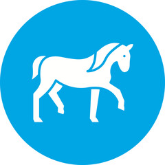 Horse icon single vector illustration