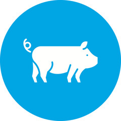 Farm Animal icon single vector illustration