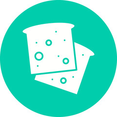 Bread icon single vector illustration