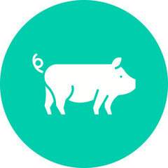 Farm Animal icon single vector illustration