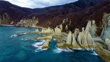 lake in the mountains in autumn