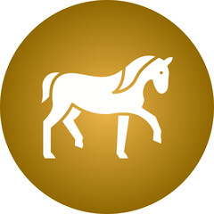 Horse icon single vector illustration