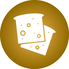 Bread icon single vector illustration