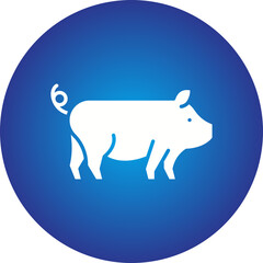 Farm Animal icon single vector illustration