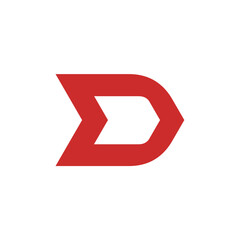Letter D Direction Aero logo design represents forward motion and innovation with sleek elements for a professional brand identity corporate image editable vector.