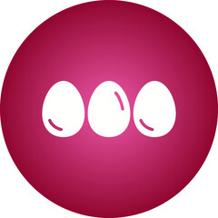 Eggs icon single vector illustration