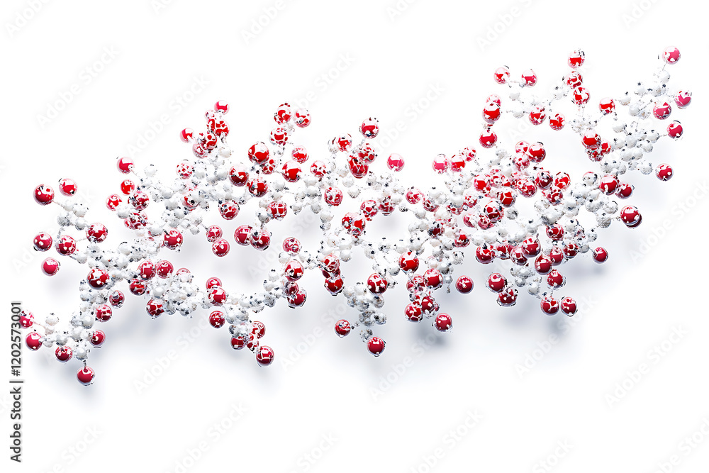 Aufkleber dna structure isolated on a white background